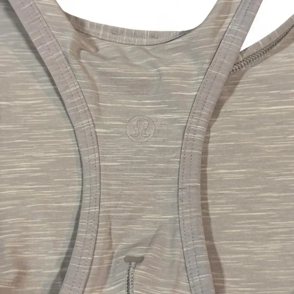 Lululemon gray heathered sports bra